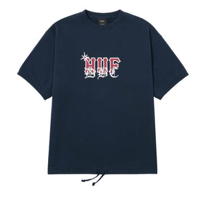 HUF JP HUF DBC S/S CREWNECK-NAVY