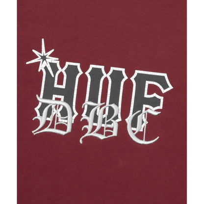 HUF JP HUF DBC S/S CREWNECK-RED