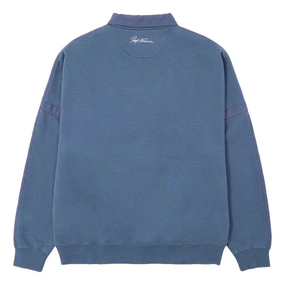 HUF JP HUF FOREVER POLO FLEECE-BLUE