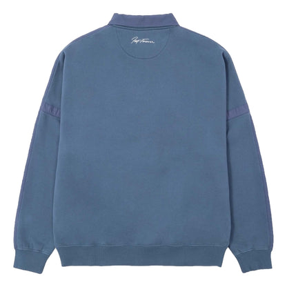 HUF JP HUF FOREVER POLO FLEECE-BLUE