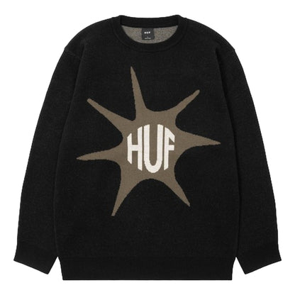 HUF JP IMPACT CREWNECK SWEATER-BLACK