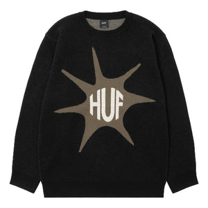 HUF JP IMPACT CREWNECK SWEATER-BLACK