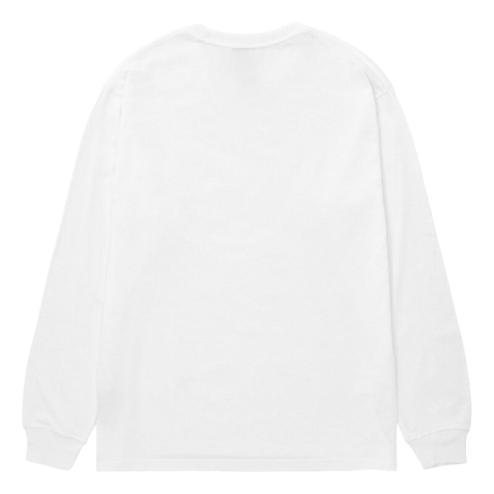 HUF JP LIMEADE POCKET L/S TEE-WHITE