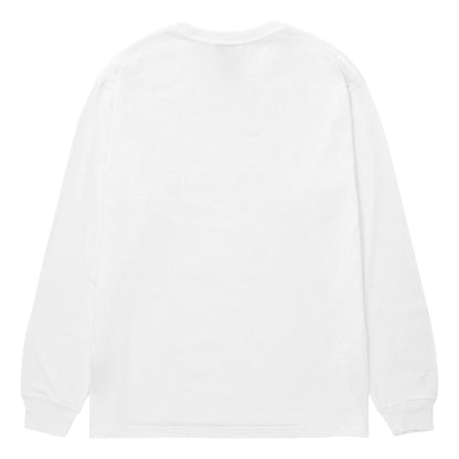 HUF JP LIMEADE POCKET L/S TEE-WHITE