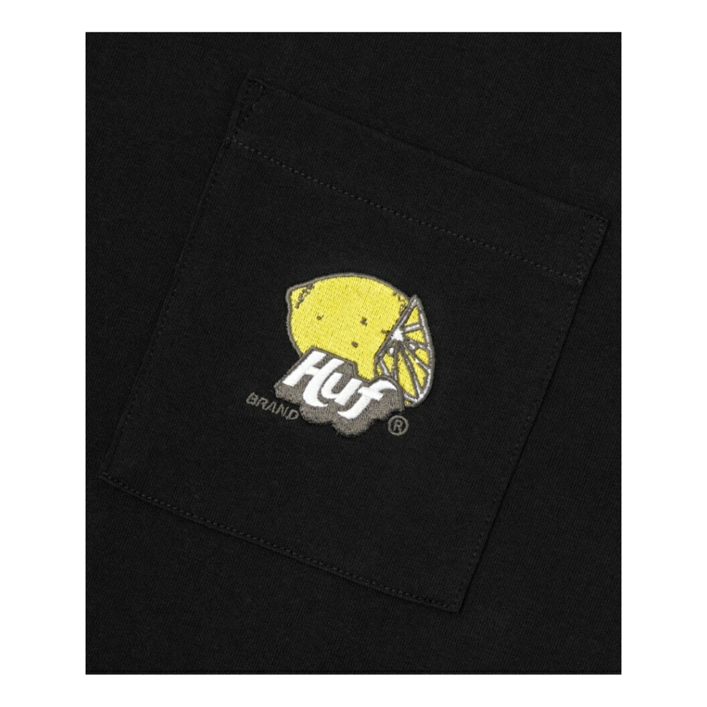 HUF JP LIMEADE POCKET L/S TEE-BLACK