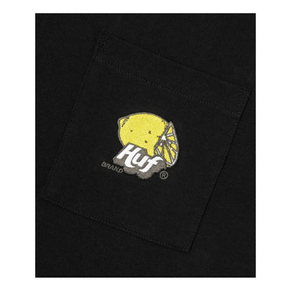 HUF JP LIMEADE POCKET L/S TEE-BLACK