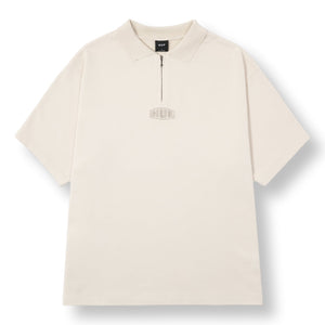 HUF JP MAXIMIZE DYED ZIP POLO-IVORY