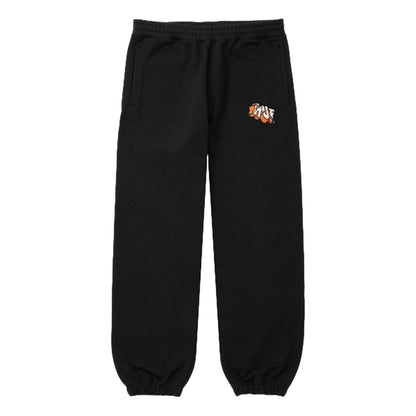HUF JP QUAKE MINI EMB SWEAT PANT-BLACK