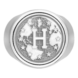 HUF JP WORLDWIDE CLASSIC H RING-SILVER