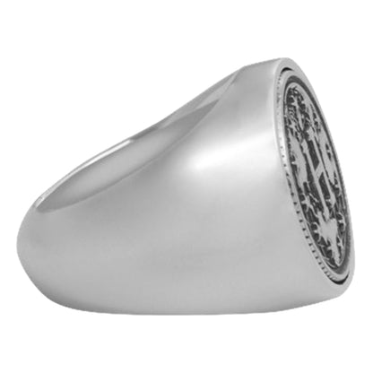 HUF JP WORLDWIDE CLASSIC H RING-SILVER