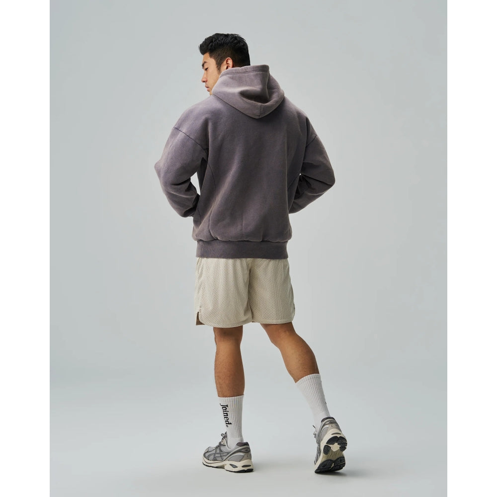 TEAMJOINED JOINED® ARCH LOGO OVERSIZED HOODIE-DARK BLUE