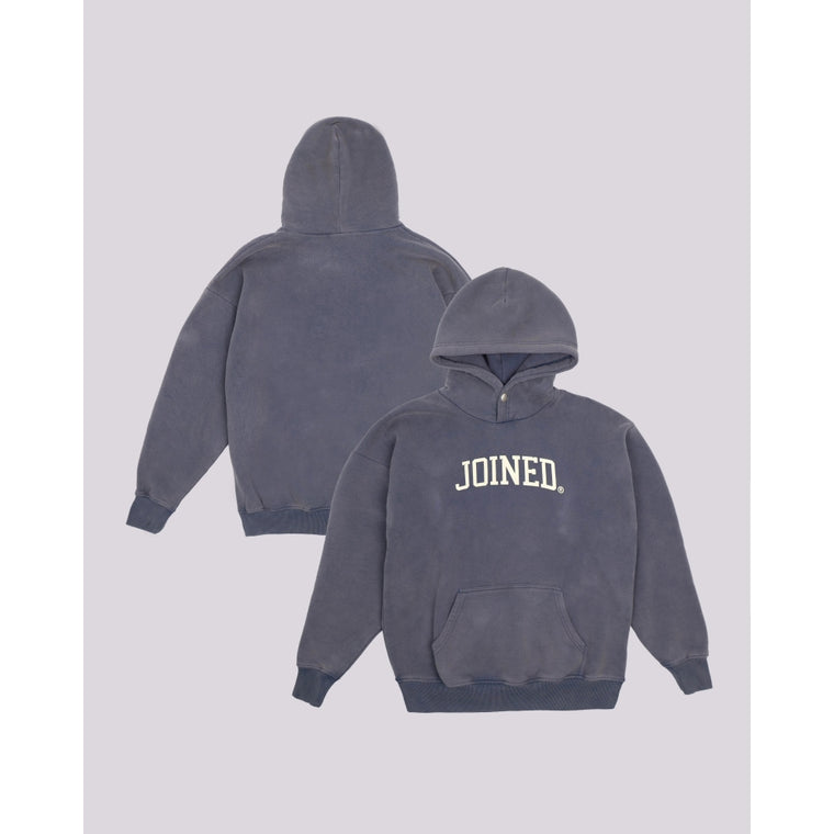 Joinen Merch TEAMJOINED JOINED® ARCH LOGO OVERSIZED HOODIE-DARK BLUE - Popcorn Store