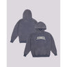 TEAMJOINED JOINED® ARCH LOGO OVERSIZED HOODIE-DARK BLUE