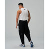 TEAMJOINED JOINED® TRACK SIDE POCKETS STRAIGHT JOGGERS-BLACK