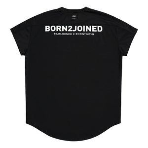 TEAMJOINED JOINED® X BTW ADAPT DROP SHOULDER MUSCLE TEE-BLACK