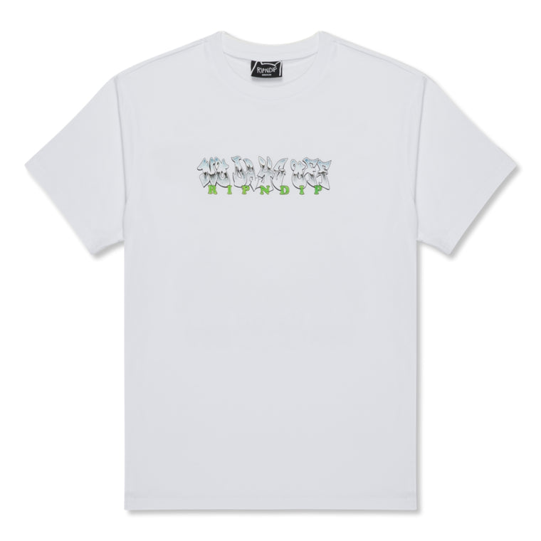RIPNDIP KARATE KAT TEE-WHITE
