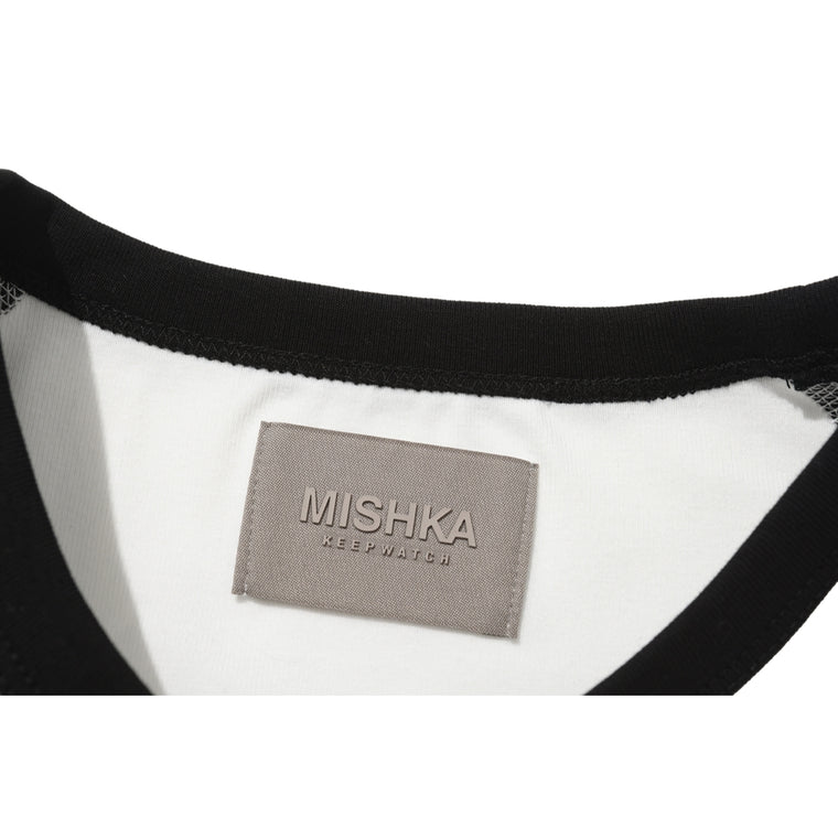 MISHKA W KEEP WATCHPRINTED T-SHIRT-BLACK