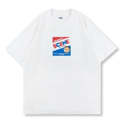 SCENE BY ICE FIRE KEYCHAIN BLIND BOX TEE // WHITE-WHITE
