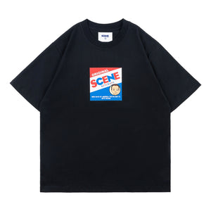 SCENE BY ICE FIRE KEYCHAIN BLIND BOX TEE // BLACK-BLACK