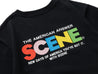 SCENE BY ICE FIRE KID 50TH CLASSIC RAINBOW TEE-BLACK