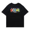 SCENE BY ICE FIRE KID 50TH CLASSIC RAINBOW TEE-BLACK