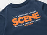 SCENE BY ICE FIRE KID 50TH CLASSIC TEE 101-NAVY