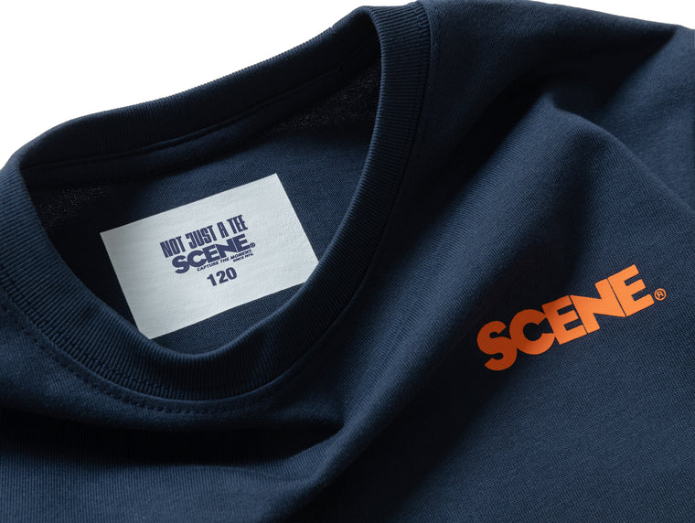 SCENE BY ICE FIRE KID 50TH CLASSIC TEE 101-NAVY