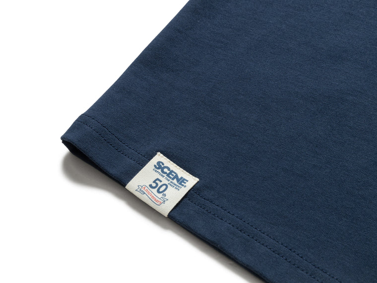 SCENE BY ICE FIRE KID 50TH CLASSIC TEE 101-NAVY
