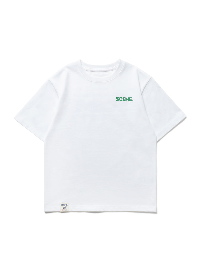 SCENE BY ICE FIRE KID 50TH CLASSIC TEE-GREEN/WHITE