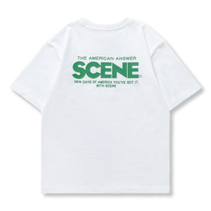 SCENE BY ICE FIRE KID 50TH CLASSIC TEE-GREEN/WHITE