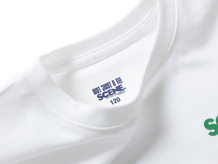SCENE BY ICE FIRE KID 50TH CLASSIC TEE-GREEN/WHITE