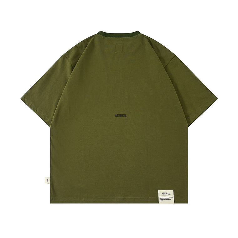 A[S]USL MAD GENERATION TEE-OLIVE