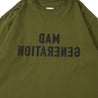 A[S]USL MAD GENERATION TEE-OLIVE