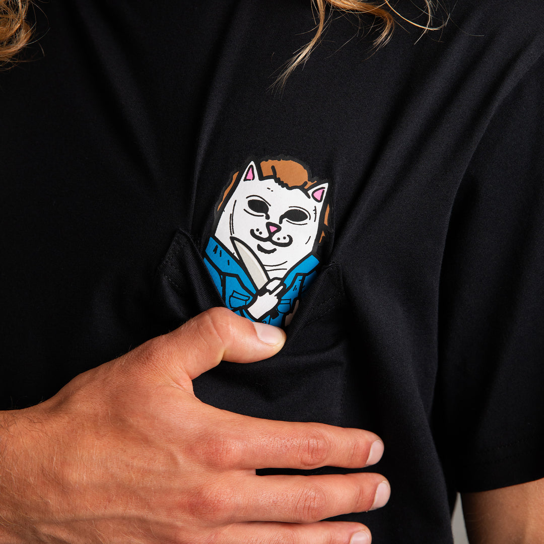 RIPNDIP KILLER NERM POCKET TEE-BLACK