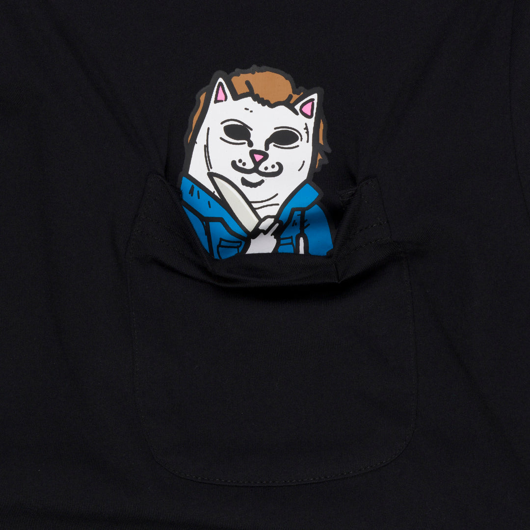 RIPNDIP KILLER NERM POCKET TEE-BLACK