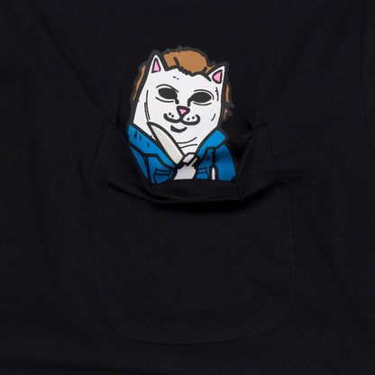RIPNDIP KILLER NERM POCKET TEE-BLACK