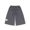A[S]USL KNITTED CARGO SWEAT SHORTS-CHARCOAL