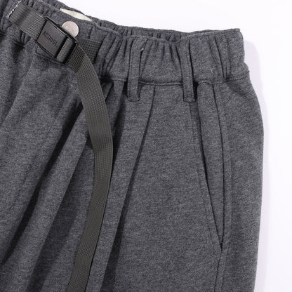 A[S]USL KNITTED CARGO SWEAT SHORTS-CHARCOAL