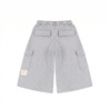 A[S]USL KNITTED CARGO SWEAT SHORTS-HEATHER GREY