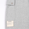 A[S]USL KNITTED CARGO SWEAT SHORTS-HEATHER GREY
