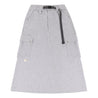 A[S]USL KNITTED CARGO SWEAT SKIRT-HEATHER GREY
