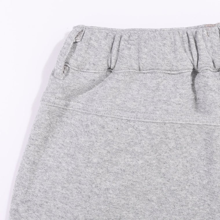 A[S]USL KNITTED CARGO SWEAT SKIRT-HEATHER GREY