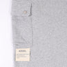 A[S]USL KNITTED CARGO SWEAT SKIRT-HEATHER GREY