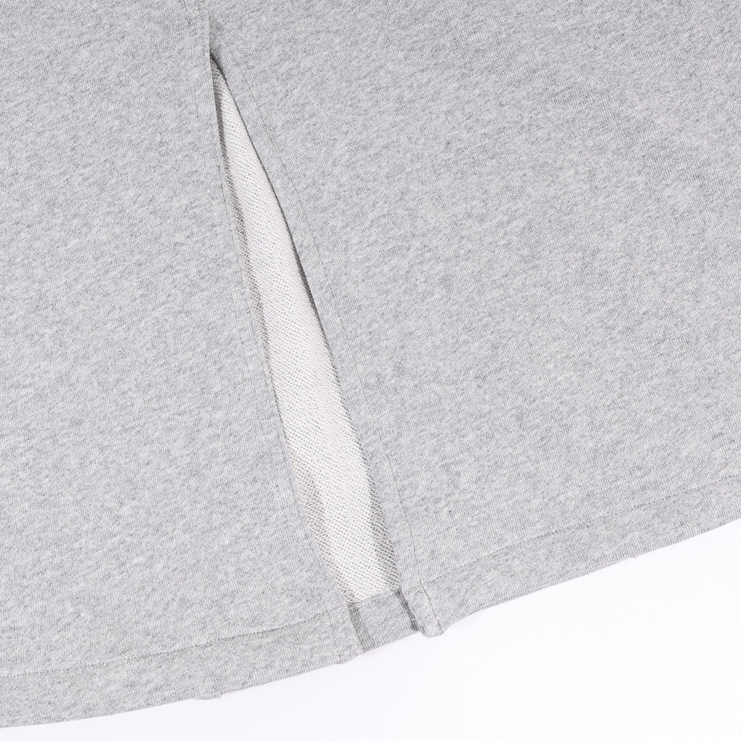 A[S]USL KNITTED CARGO SWEAT SKIRT-HEATHER GREY