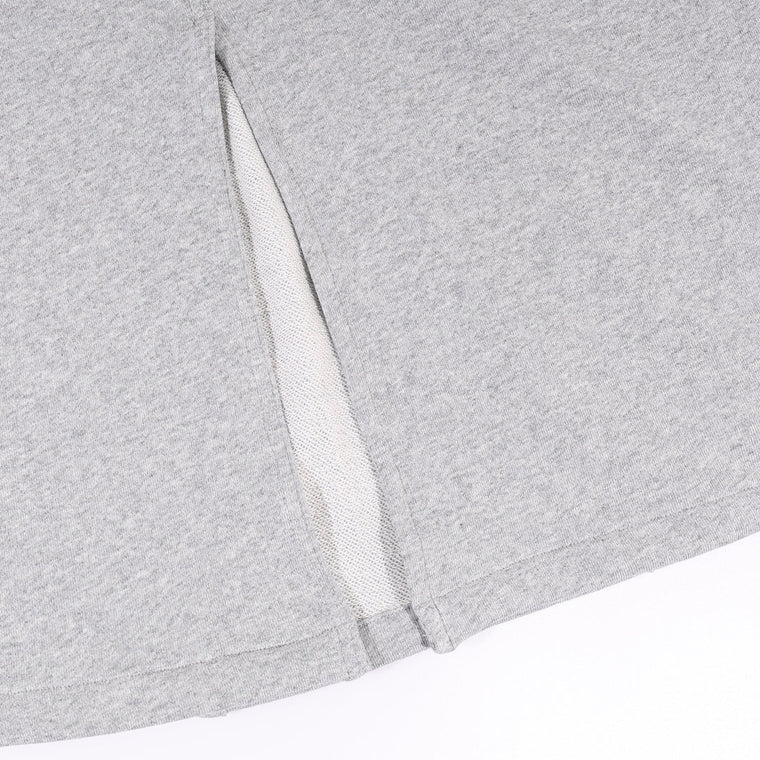 A[S]USL KNITTED CARGO SWEAT SKIRT-HEATHER GREY