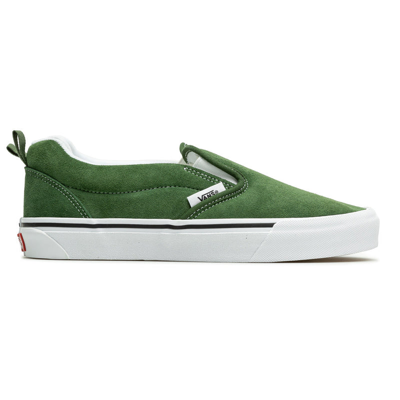 slip on vans green