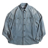 FUNDAMENTAL KYTE SHIRT 3YR WASH-INDIGO
