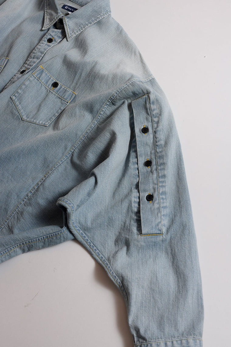 FUNDAMENTAL KYTE SHIRT 3YR WASH-INDIGO