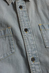 FUNDAMENTAL KYTE SHIRT 3YR WASH-INDIGO