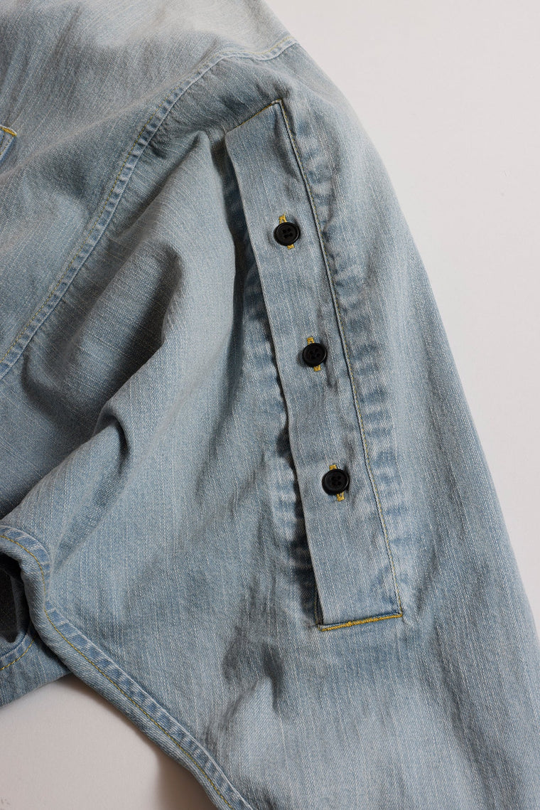 FUNDAMENTAL KYTE SHIRT 3YR WASH-INDIGO